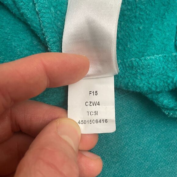 The North Face Pullover Hoodie Sweatshirt Womens Large Green Graphic Casual - Picture 4 of 15